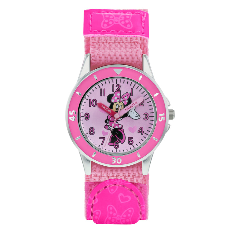 Minnie Mouse Pink Time Teacher Watch