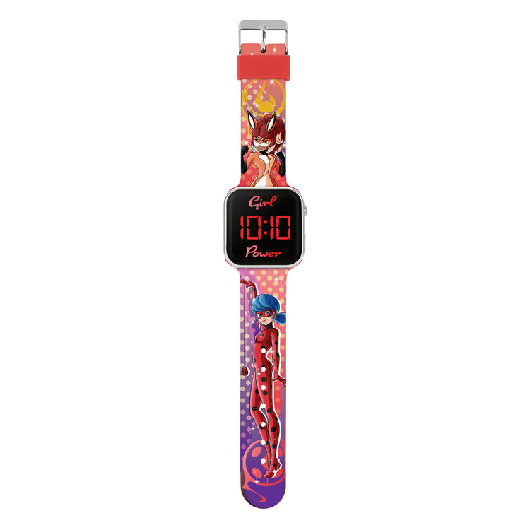 Miraculous Ladybug Printed Strap LED Watch