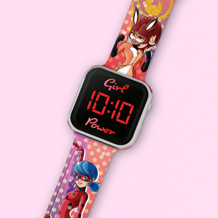 Miraculous Ladybug Printed Strap LED Watch