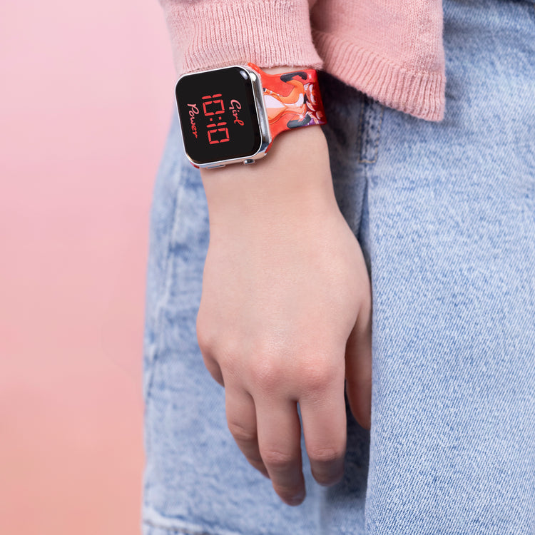 Miraculous Ladybug Printed Strap LED Watch