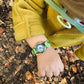 Tikkers Green Canvas Dinosaur Time Teacher Watch