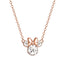 Minnie Sterling Silver Crystal Necklace