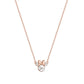 Minnie Sterling Silver Crystal Necklace