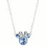 Minnie Sterling Silver December Birthstone Crystal Necklace
