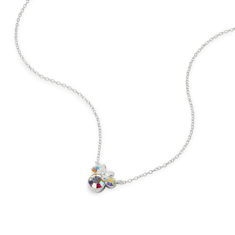 Disney 100 Minnie Silver Plated Sterling Silver Necklace