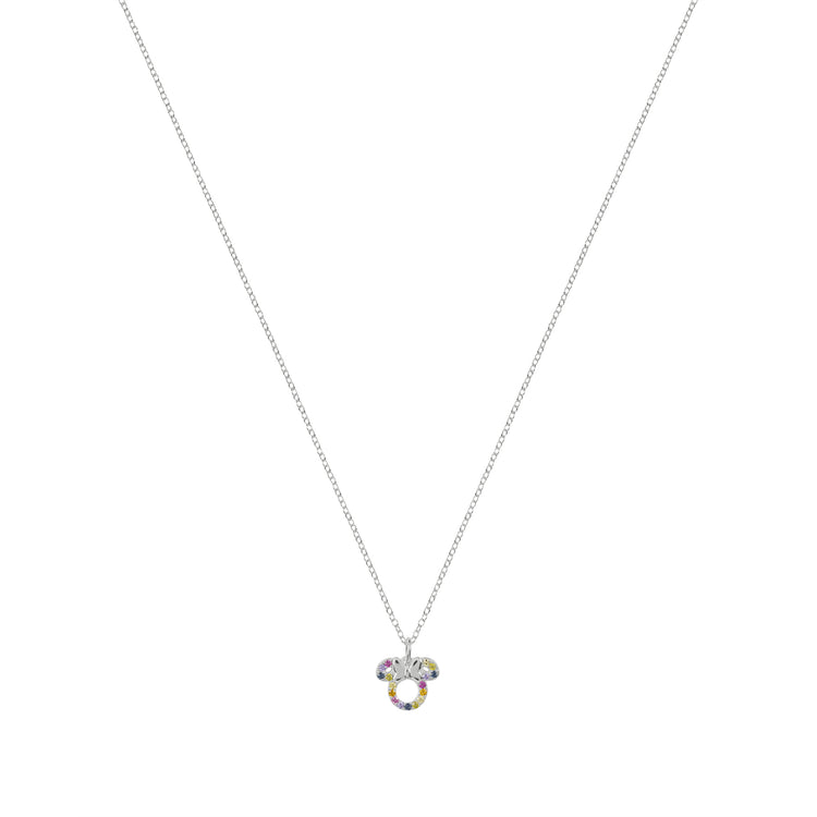 Minnie Sterling Silver Multicolour Necklace