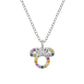 Minnie Sterling Silver Multicolour Necklace