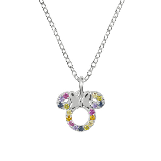 Minnie Sterling Silver Multicolour Necklace