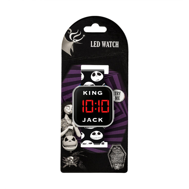 The Nightmare Before Christmas Printed Strap LED Watch