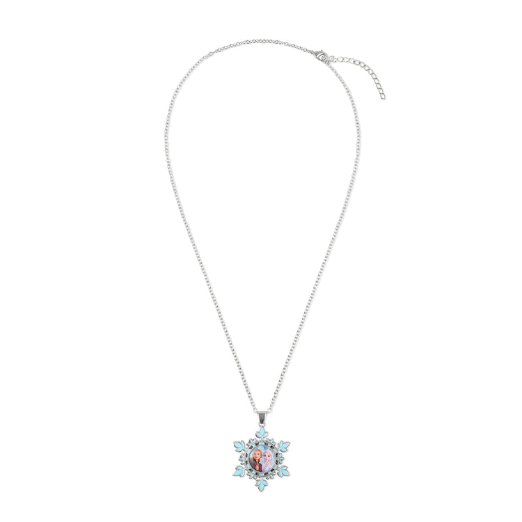 Frozen II Anna & Elsa Snowflake Necklace