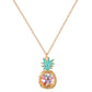 Lilo & Stitch Floating Stones Pineapple Pendant Necklace