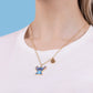 Lilo & Stitch Leaf Charm Necklace