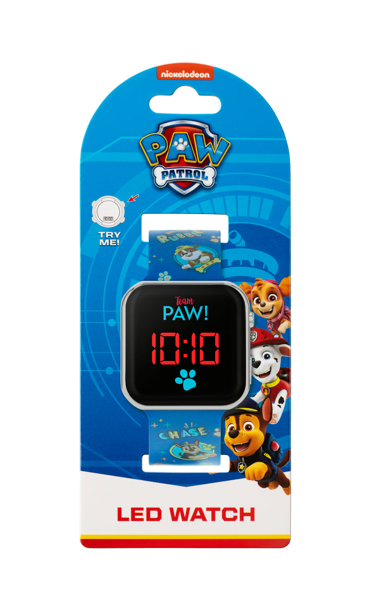 Paw Patrol Printed Strap LED Watch