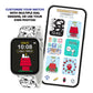 Peanuts Snoopy White Printed Strap Smart Watch