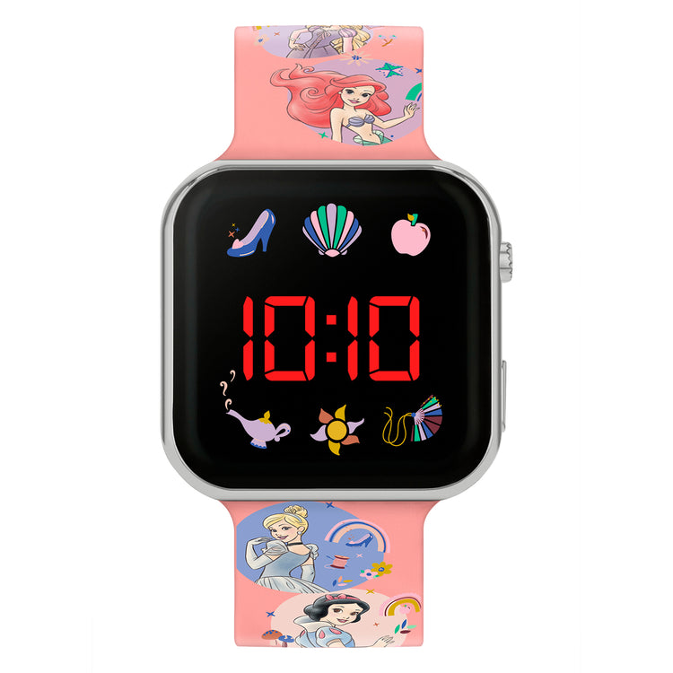 Disney Princess Pink Strap LED Watch