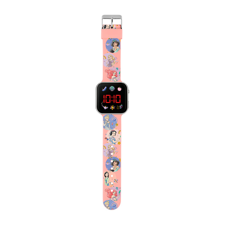 Disney Princess Pink Strap LED Watch