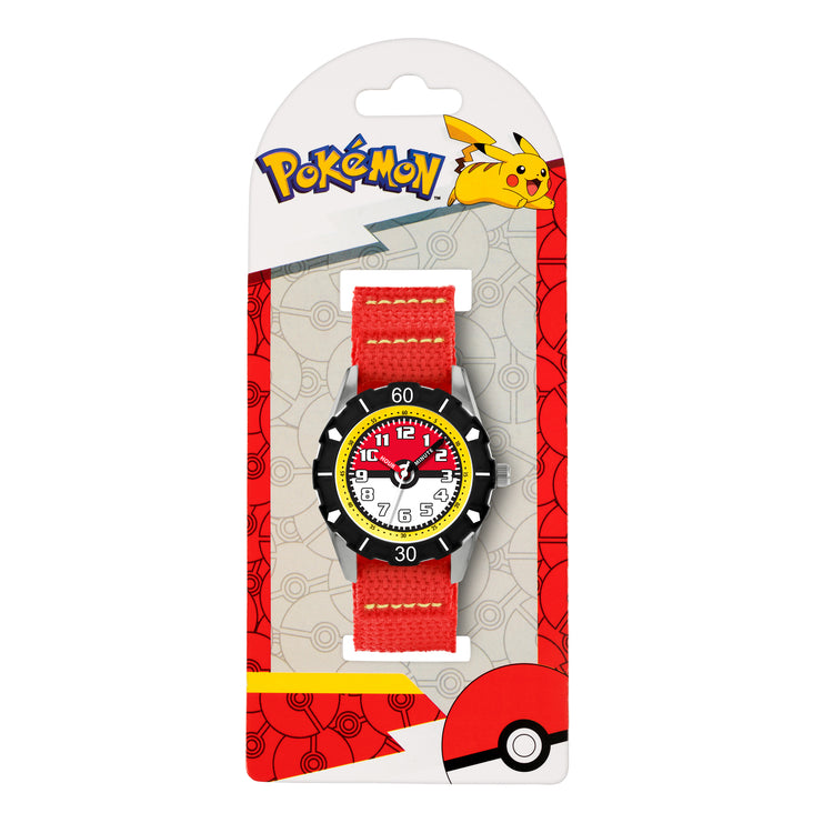 Pokémon Red Canvas Time Teacher Watch