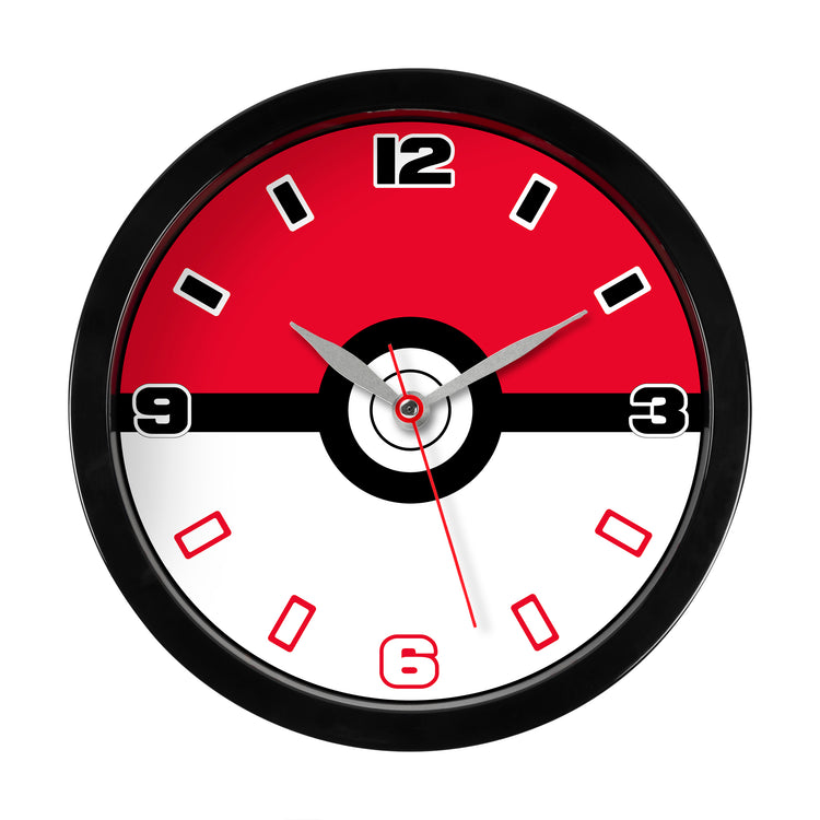 Pokémon Pokéball Wall Clock