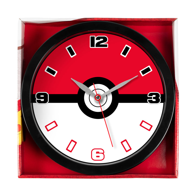 Pokémon Pokéball Wall Clock