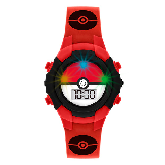 Pokémon Red Digital Flashing Watch