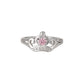 Disney Princess Children's Sterling Silver CZ Crown Size 3 Ring