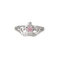 Disney Princess Children's Sterling Silver CZ Crown Size 5 Ring