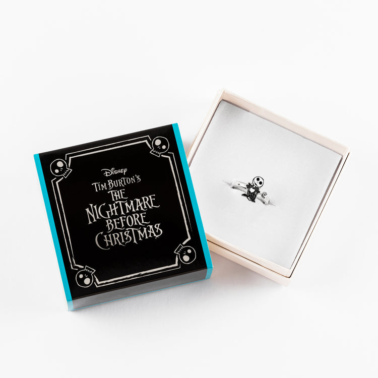 Nightmare Before Christmas Jack Clear Stone Ring