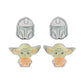 The Mandalorian Din Djarin & Grogu Earring Set