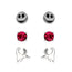 Nightmare Before Christmas Trio Earring Set