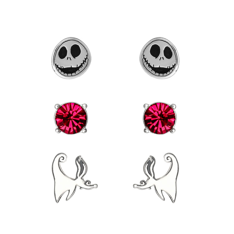 Nightmare Before Christmas Trio Earring Set