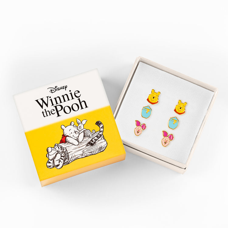 Winnie The Pooh Trio Earring Set