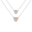 Minnie Stone Set Mother & Daughter Necklace Set