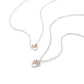 Minnie Two Tone Plated Mother & Daughter Necklace Set