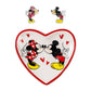 Minnie & Mickey Earrings and Trinket Tray Set