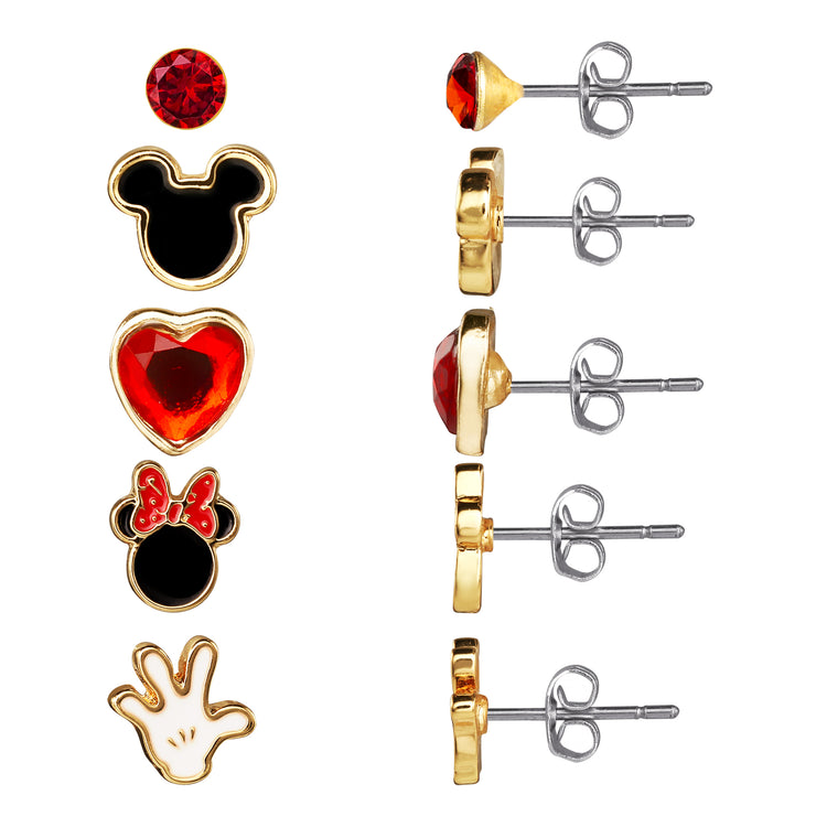 Mickey & Minnie Mouse Earring Set