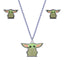 The Mandalorian Grogu Earring and Pendant Set