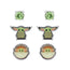 The Mandalorian Grogu Trio Earring Set