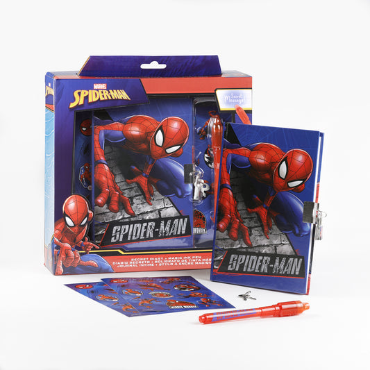 Spider-Man Magic Pen and Diary Stationery Set