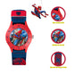 Spider-Man Blue Canvas Time Teacher Watch