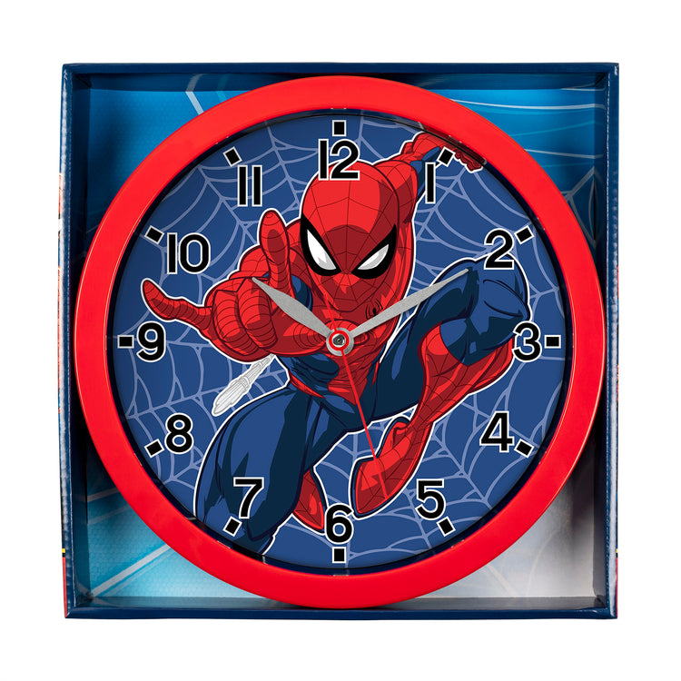 Spiderman Red Wall Clock