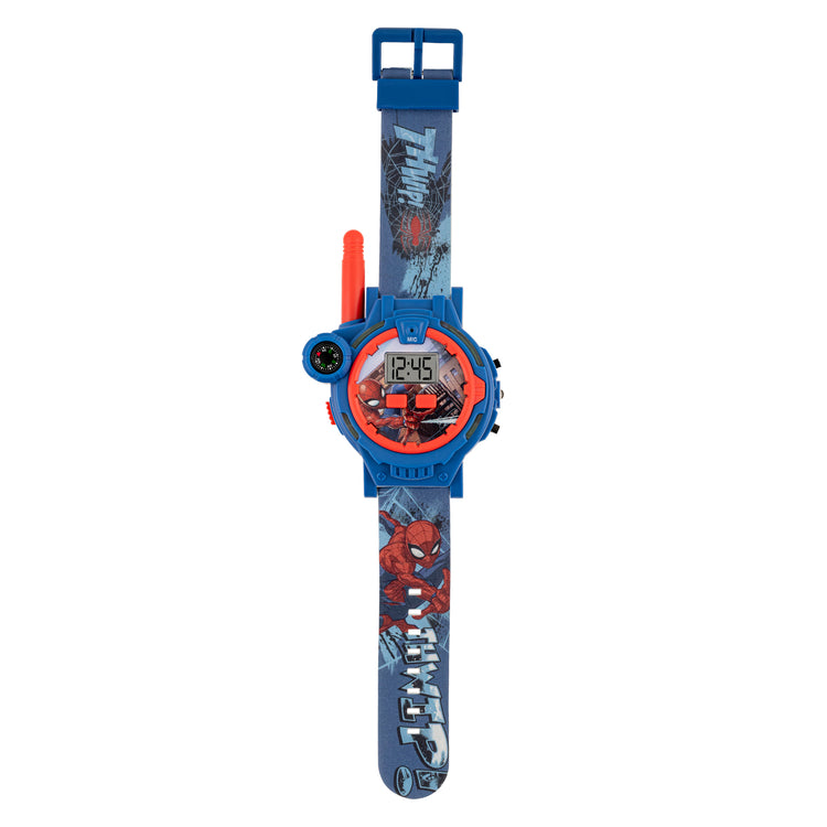 Spiderman Printed Strap Walkie Talkie Watch 2 Piece Set