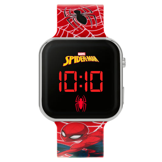 Spider-Man Printed Strap LED Watch