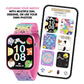 Squishmallows Rainbow Printed Strap Smart Watch