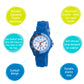 Tikkers Blue Silicone Time Teacher Watch