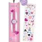 Tikkers Pink Silicone Time Teacher Watch