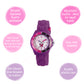Tikkers Purple Silicone Time Teacher Watch