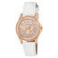 Tikkers White PU Strap Stone Set & Glitter Dial Watch