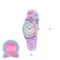Tikkers Purple Silicone Strap 3D Unicorn Watch