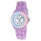 Tikkers Purple Silicone Unicorn Dial Time Teacher Watch