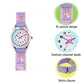 Tikkers Purple Canvas Strap Unicorn Watch